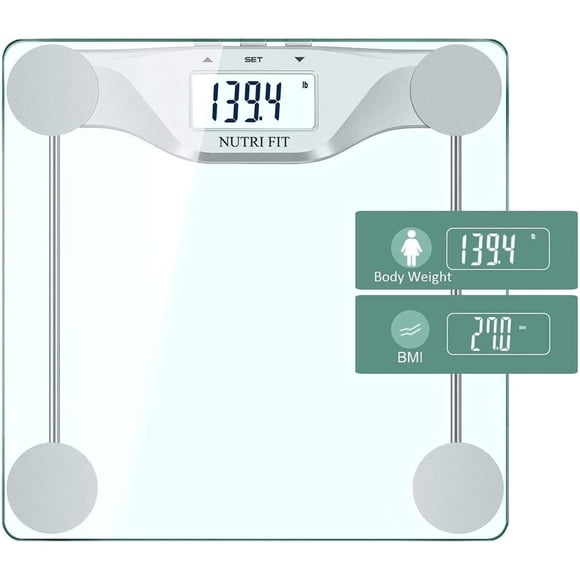 Digital Body Weight Bathroom Scale BMI, Accurate Weight Measurements Scale,Large Backlight Display a