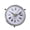 Roman silver Style1, variant on Tibvox (65mm) 2.56Inch Mini Quartzs Clock Insert with Arabic/Roman Numerals Replacement Round Quartzs Movement Miniature Clock
