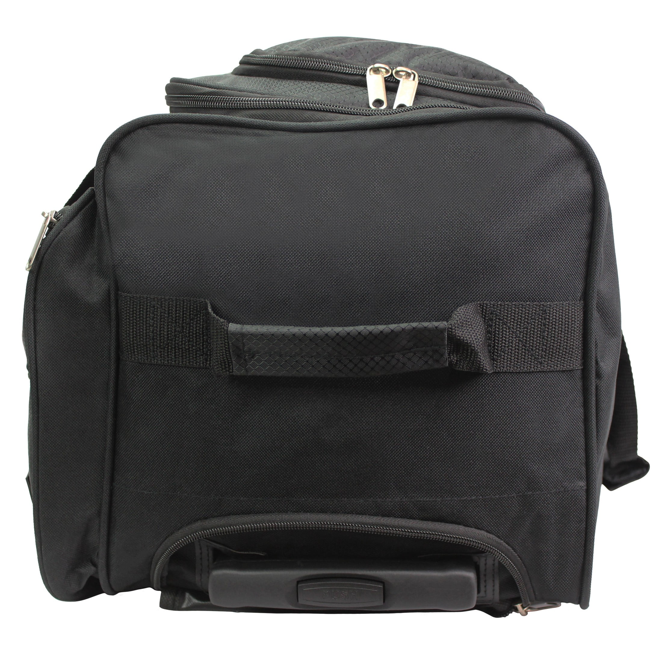 Hipack 20-Inch Carry-On Rolling Duffle Bag - Black