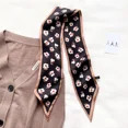 thumbnail image 1 of Bufanda con estampado de moda para mujer, bandana de seda satinada, con estampado Floral, para el cuello y bolso, 2024, 1 of 5