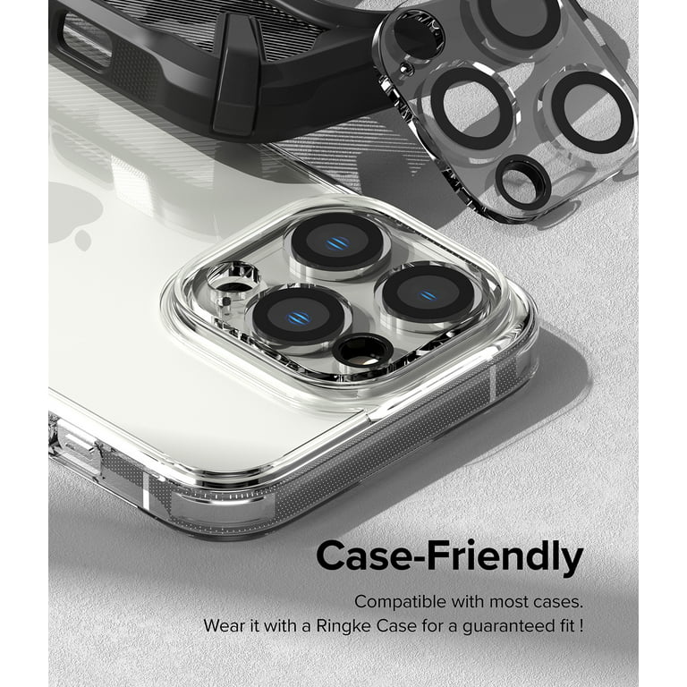 Ringke Camera Glass [3 Pack] Compatible with iPhone 14 Pro Max Camera Lens Protector and iPhone 14 Pro Camera Lens Protector, Tempered Glass