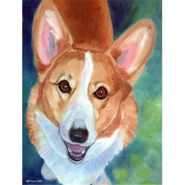 Carolines Treasures 7299GF Corgi Norton Drapeau Jardin Taille