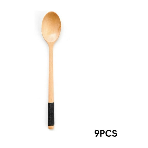 FACEGA Wooden Spoons for Cooking,Sturdy Soup Ladle,Eco-Friendly Wooden Cooking Utensils for All Your Needs