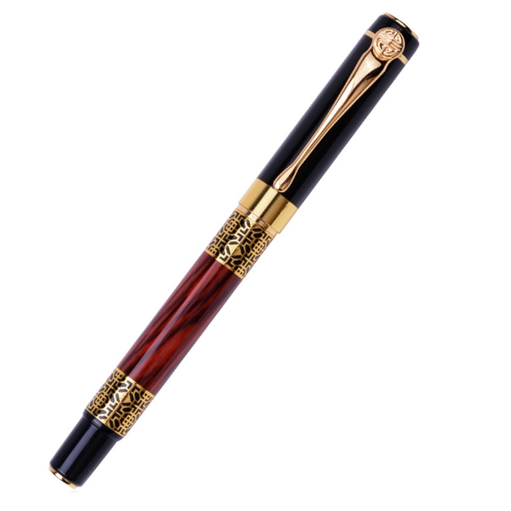 Luxury Men's Fountain Pen Business Student Gift Nib 0.38mm Calligraphy Durable 