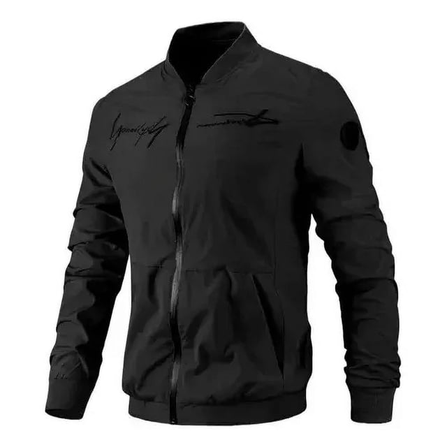 Moda Cazadora Bomber Con Bordado De Chamarras Para Hombre