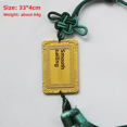 thumbnail image 3 of Adorno colgante de bronce amarillo para coche Senshu, estilo campana de viento de una vela, decoración para interiores de automóviles, etiqueta colgante, decoraciones de alta calidad, 3 of 5