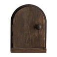 thumbnail image 1 of Elodie Wood Door Outlet Cover Creative Decorative Socket Panel Wall Plate Protector Dark Brown, 1 of 8