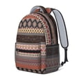 thumbnail image 2 of Boho Bohemia Geometric Line Art Backpack for School,Cute School Bag,Schoolbag with Adjustable Shoulder Straps & Padded Back,15.3"x11"x6.7", 2 of 4
