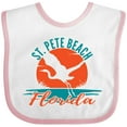 thumbnail image 3 of Inktastic St. Pete Beach Florida Vacation Boys or Girls Baby Bib, 3 of 4