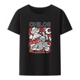 thumbnail image 1 of Camiseta con estampado de cerveza y bar Chilos, una cama, Stuy, Brooklyn, Nueva York, divertida, estilo hipster, para hombre, 1 of 7