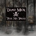 thumbnail image 2 of Funny Dead Men Tell No Tales Metal Tin Sign Wall Decor Vintage Retro Signs Indoor Outdoor Decoration Gifts large, 2 of 9