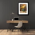 thumbnail image 4 of William Duffield 19x24 Black Modern Framed Museum Art Print Titled - Marchal Niel Roses (1883), 4 of 5