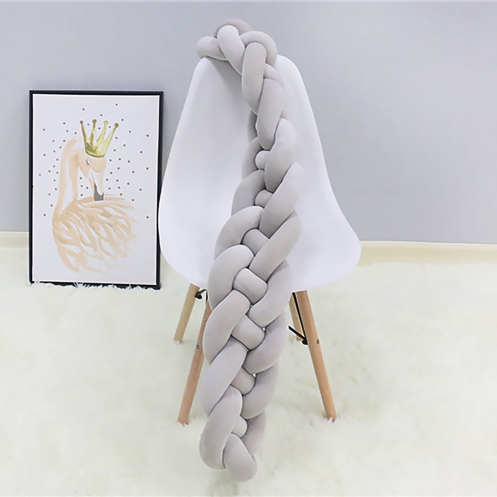 braided crib bumper walmart
