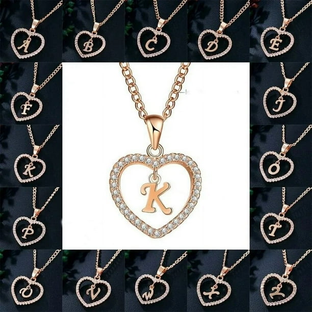 Colgante Oro Rosa 18k Collar Corazón Infinito Oro Rosa 18k Con Circonita - Regalo Perfecto Para Ella En Cumpleaños Y Aniversarios Collar Piedra Natal Amor
