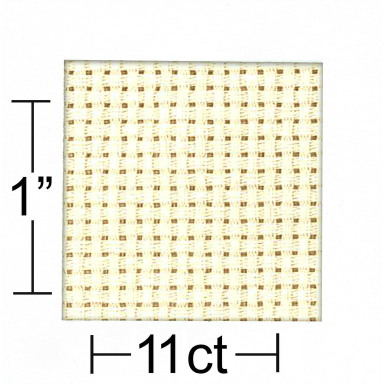 100 x 110 cm Magic count white Aida 20 count fabric | 8 stitches per cm