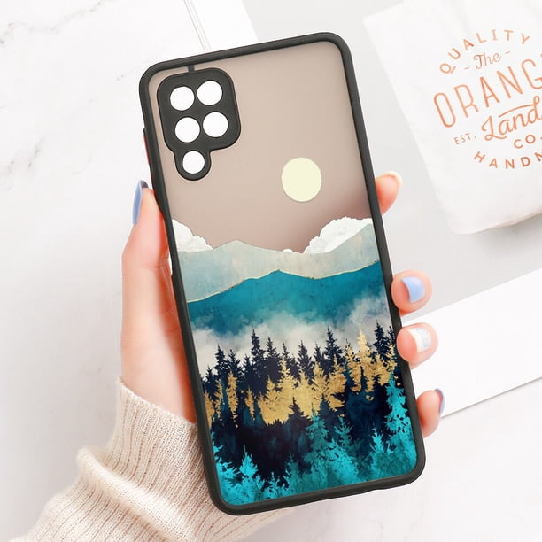 Funda de paisaje para Samsung A53, 5G, Galaxy A52, A52s, A51, A32, A50, A30s, A72, A71, A70, A73, A33, A31, A20, dura, mate Fivean unisex