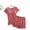 Watermelon Red, variant on Jamicy Maternity Outfits for Women V-Neck Short Sleeved Postpartum Clothing for Pregnant Women Breastfeeding Dress Home Clothing Short Sleeved V-Neck Dress