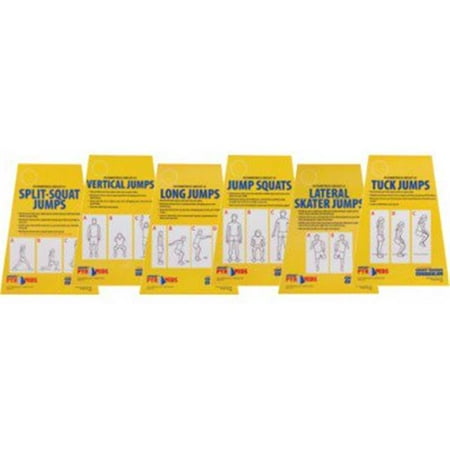 Card 6 Circuit - olympia sports co152p circuit training cards - plyometrics no.1, set of 6