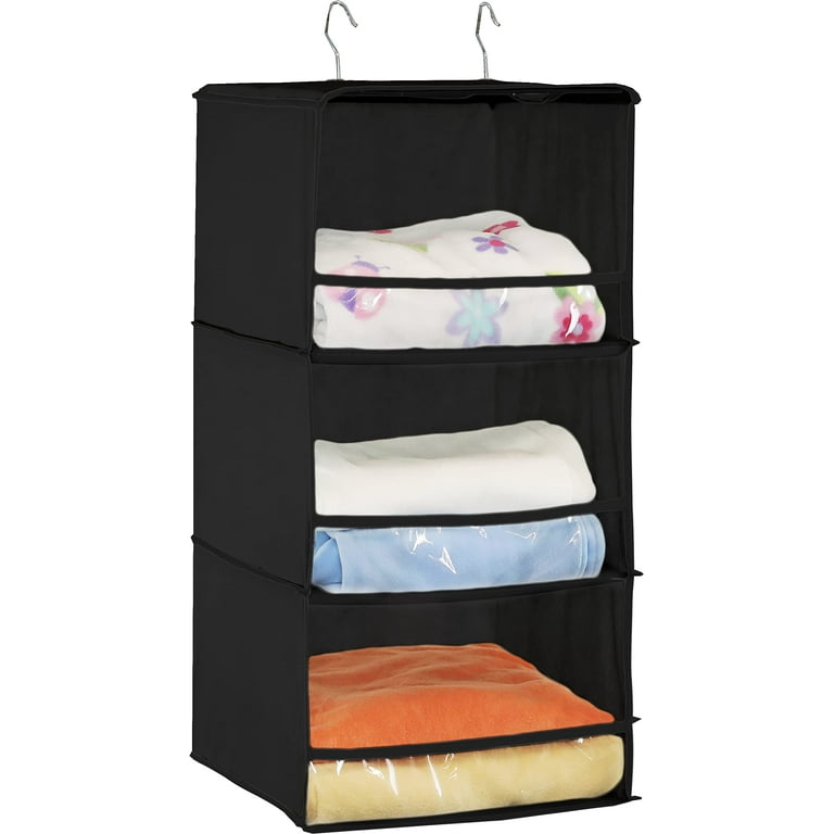 3 Shelf Hanging Closet Organizer Gray - Room Essentials™