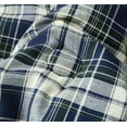 thumbnail image 6 of Chezmoi Collection Chad 3-Piece Washed Cotton Comforter Set Full Size, Blue Green Light Beige Plaid Printed Bedding Set Reversible Lightweight Comforter for All Season, 6 of 9