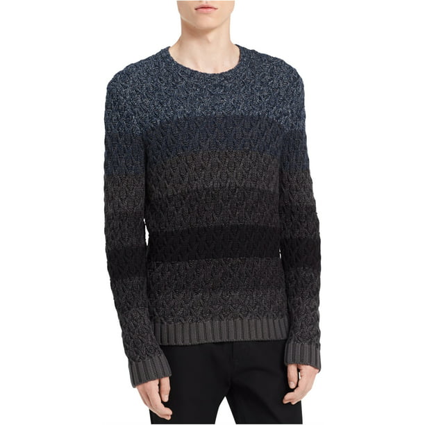 Calvin Klein - Calvin Klein Mens Ombre Cable Pullover Sweater - Walmart ...