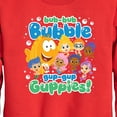 thumbnail image 3 of Bubble Guppies - Bub Bub Bubble Gup Gup Guppies - Toddler And Youth Crewneck Fleece Sweatshirt, 3 of 5