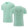 thumbnail image 2 of Camiseta de secado rápido para hombre, camiseta deportiva para correr, camiseta de entrenamiento para gimnasio, ropa deportiva informal transpirable para correr, 2 of 5