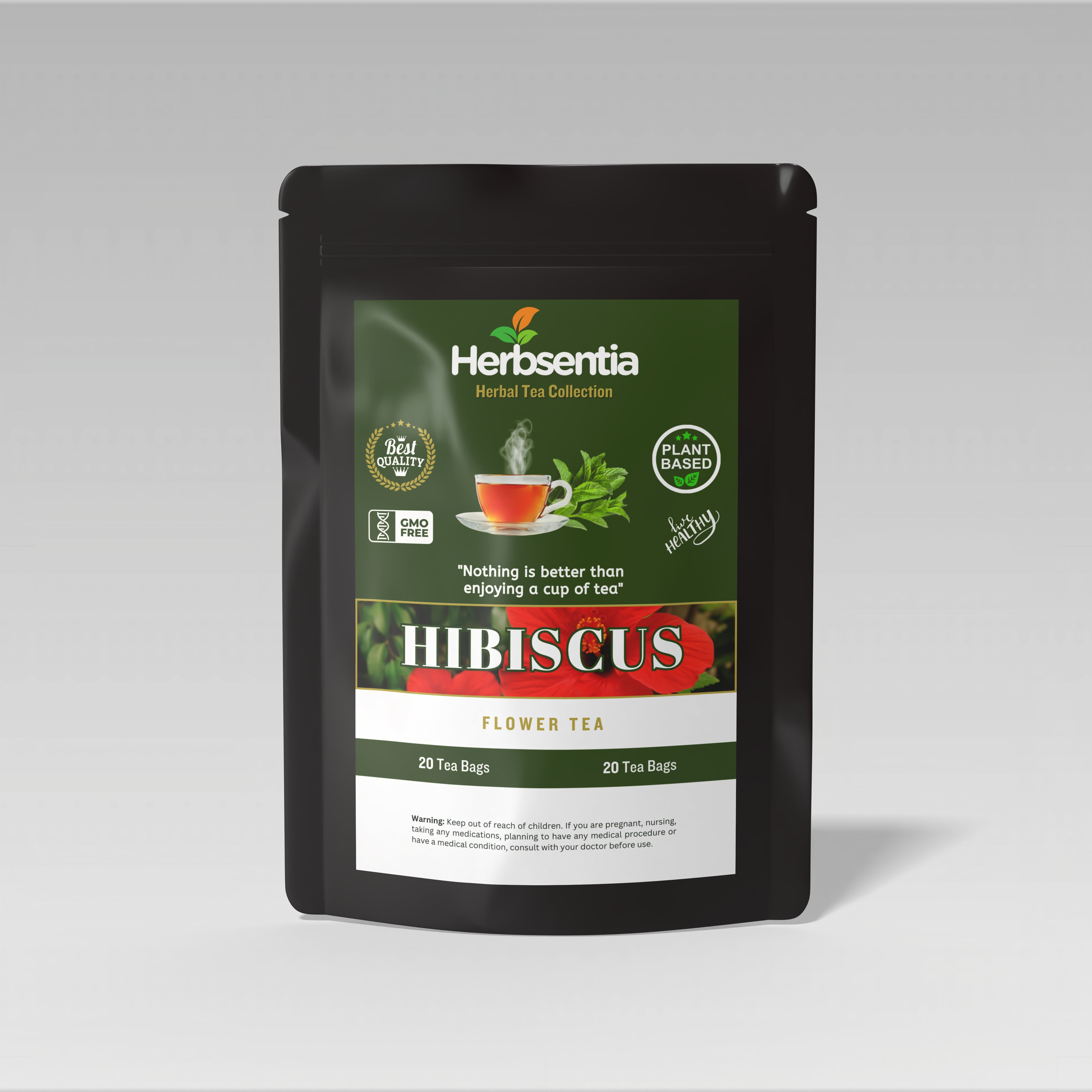 TAZO Herbal Tea Set with Juniper Mint Honey and Prickly Pear