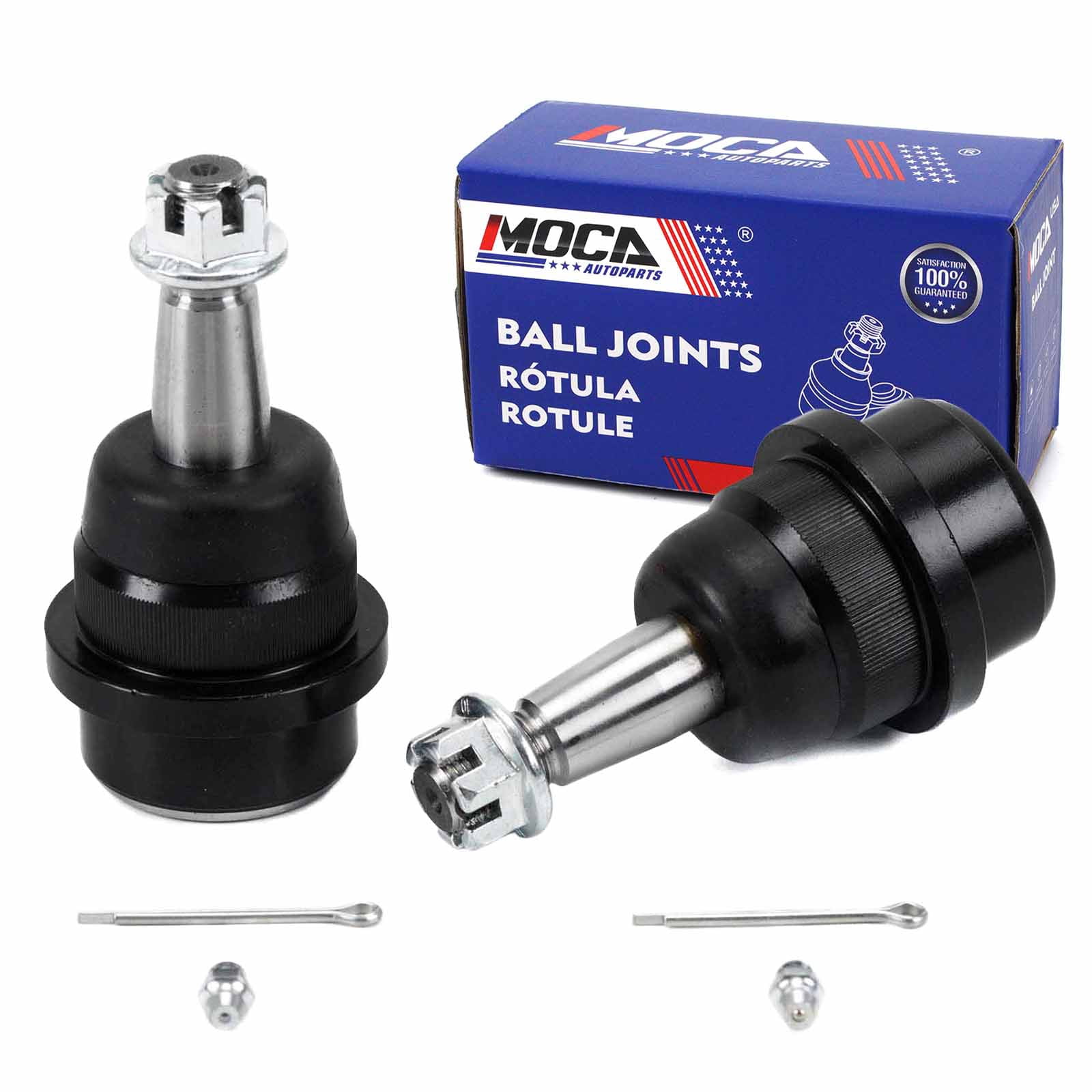 MOCA AUTOPARTS 4x Front Upper & Lower Ball Joints Fit for 2000-2001 Dodge Ram 1500 4WD