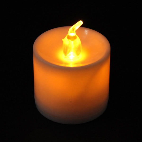 LED Flamless Flickering Flicker Tealight Candles Battery Operated