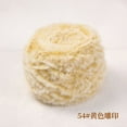 thumbnail image 1 of Zhuge Hilo de chenilla grueso y voluminoso para tejer a mano, hilo de chenilla suave y esponjoso, 200 g, amarillo, 1 of 4