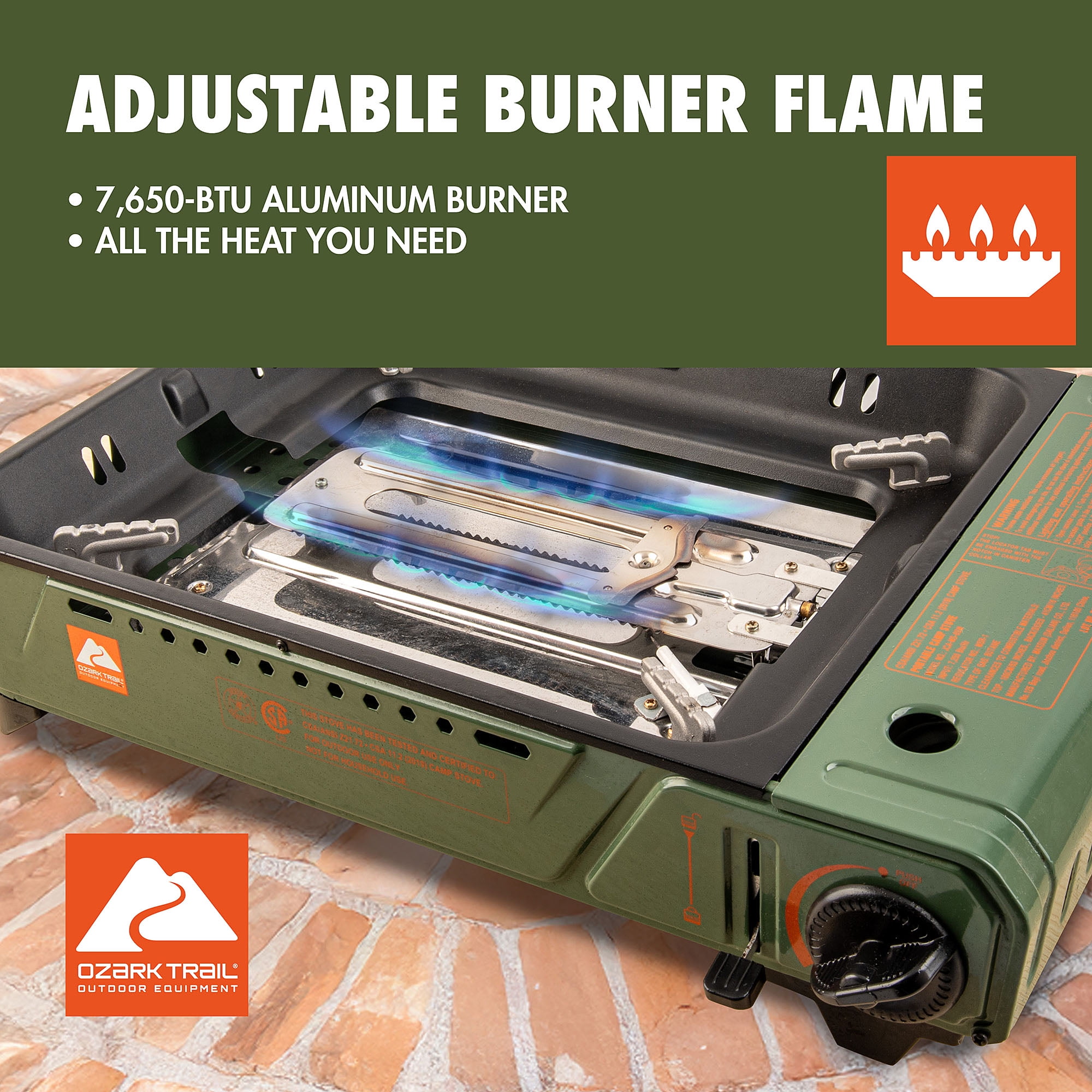 Ozark Trail 1-Burner 161 sq in Butane Outdoor Griddle