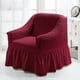 thumbnail image 1 of Funda elástica de seersucker para sillón orejero, fundas para sillón orejero con faldón, fundas para sillas de salón, fundas lavables fáciles de usar, funda para sofá, 1 of 6