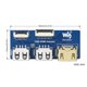 thumbnail image 3 of Conector Adaptador compatible con HDMI PCB USB CM4 IO Placa base para Raspberry Pi CM4 IO Base A, 3 of 3