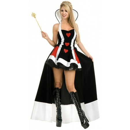 Enchanted Queen of Hearts Adult Costume - Small
