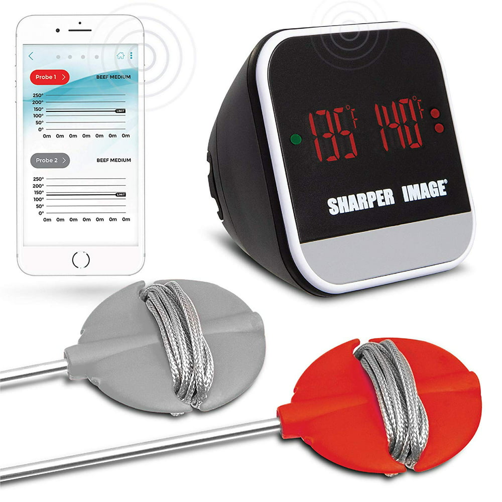 Bluetooth Smartphone Grill Thermometer, iOS/Android Capability W/App