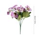 thumbnail image 3 of Protección Artificial 5 Tenedores Tricolor Violeta Flor Silvestre Flores Artificiales de Seda Flores Decorativas para Exterior, 3 of 5