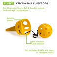 thumbnail image 1 of Champion Sports CHSCUPSET Catch A Ball Set, 1 of 8