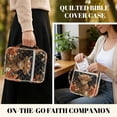 thumbnail image 2 of FOR U DESIGNS Highland Cattle Flower Print Bible Cover for Women Men Lightweight Bible Holder Case Reusable Bible Carrier Tote Bag Bible Protective with Handle and Zipper, 2 of 7