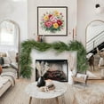 thumbnail image 3 of Guirlande de Cèdre Réaliste Extra Complète pour Escalier Maison Intérieur Verdure Festive, 3 of 6