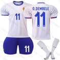thumbnail image 1 of Jud- Euro 2425 France Away Soccer Jersey 11 O.DEMBELE XS, 1 of 5