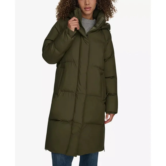 LEVI’S WOMEN'S MID-LENGTH PUFFER JACKET SIZE XL - OLIVE