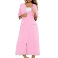 thumbnail image 2 of Giftesty Womens Homewear Clothes Women's Zip-up Pajamas Loungewear with Pocket, 2 of 4