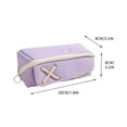 thumbnail image 2 of karymi Transparent Large Capacity Pencil Bag Student Stationery Pencil Box Up to 60% off, 2 of 2