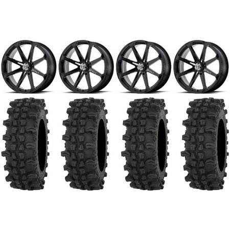 MSA Black Diesel 20 Wheels 35 ACP Tires Kawasaki Teryx Mule MSA Black Diesel 20 Wheels 35 ACP Tires Kawasaki Teryx Mule