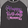 thumbnail image 4 of Inktastic Purple Happy Birthday Mommy Women's Plus Size T-Shirt, 4 of 5