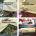 thumbnail image 3 of Homerr Planter Box Cover Protective Cover for Rectangular Flower Box Rectangular Planter Box Protector Flower Box Cover for Patio Yard Balcony Windowsill, 3 of 7