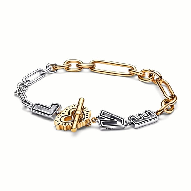 Charms Colección De Venta Caliente Pandora Pulsera 925 Corazón De Plata Esterlina Serpiente Cadena Para Las Mujeres Ajuste Original S925 Encantos De Los Granos