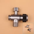 thumbnail image 3 of G1/2 "válvu desviadora cabezal de válvu desviadora conector en T adaptador de fregadero de baño adaptador en T válvu desviadora BLESIY Válvula de desvío, 3 of 8