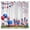 Inkrain-72x72curtain-181, variant on Independence Day Shower Curtain 72 x 72 Inch, Red White Blue Patriotic Fireworks Design, 4th of July Bathroom Decor, Waterproof Fabric Curtain with 12 Hooks